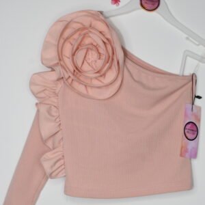 PEACH TOP BIG FLOWER