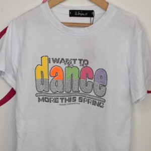 TOP T-SHIRT STRASS DANCE