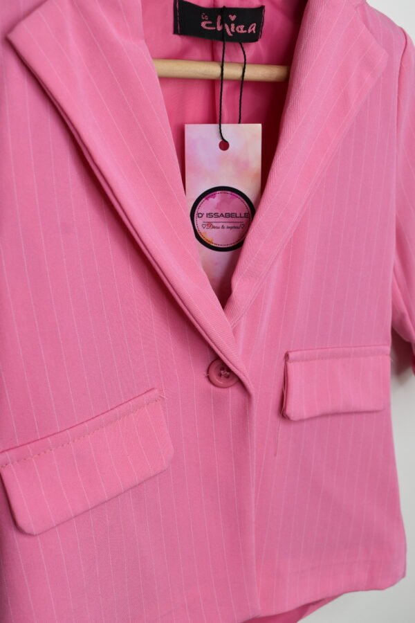 FUCHSIA BLAZER WITH STRIPES - Image 2