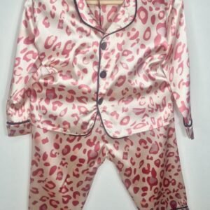 GIRL PINK LEOPARD PYJAMAS