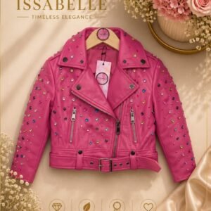 FUCHSIA ECO LEATHER JACKET