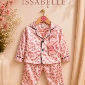 GIRL PINK LEOPARD PYJAMAS