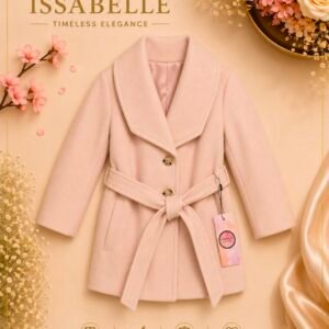 GIRL ELEGANT PINK COAT