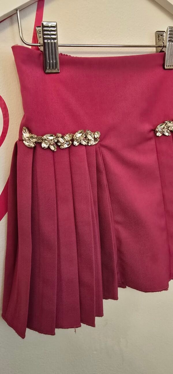 Girl fuchsia Skirt - Image 6