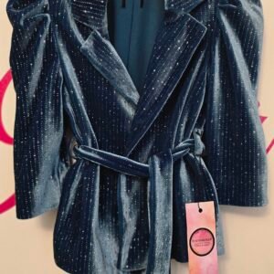 GIRL VELVET BLAZER