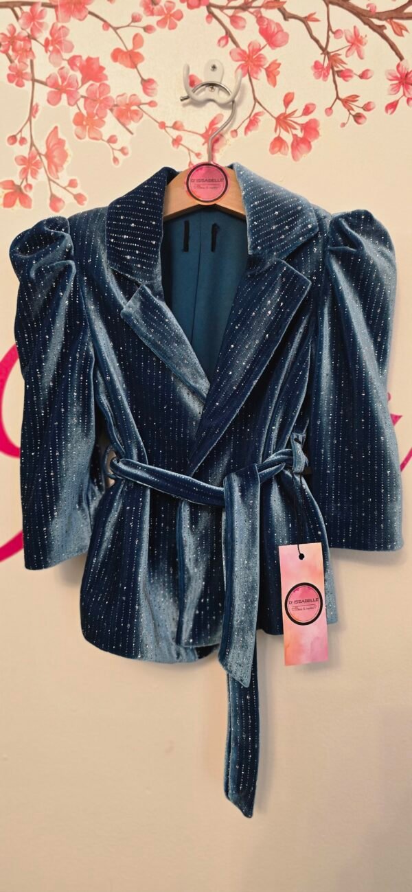 GIRL VELVET BLAZER