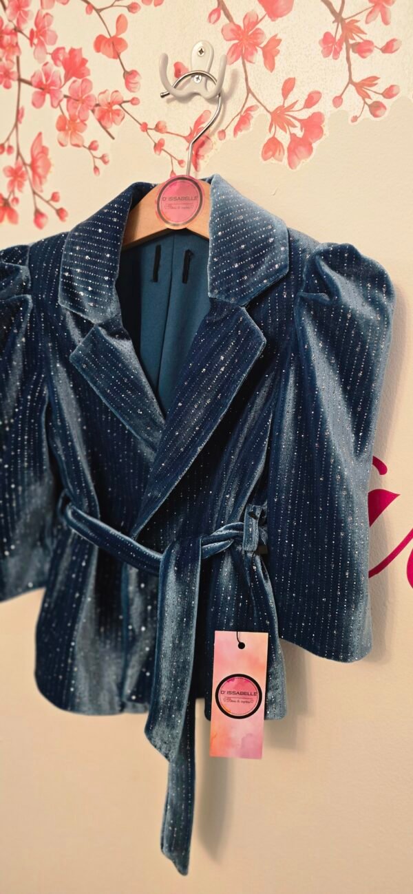 GIRL VELVET BLAZER - Image 3