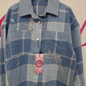 Girl top plaid shirt