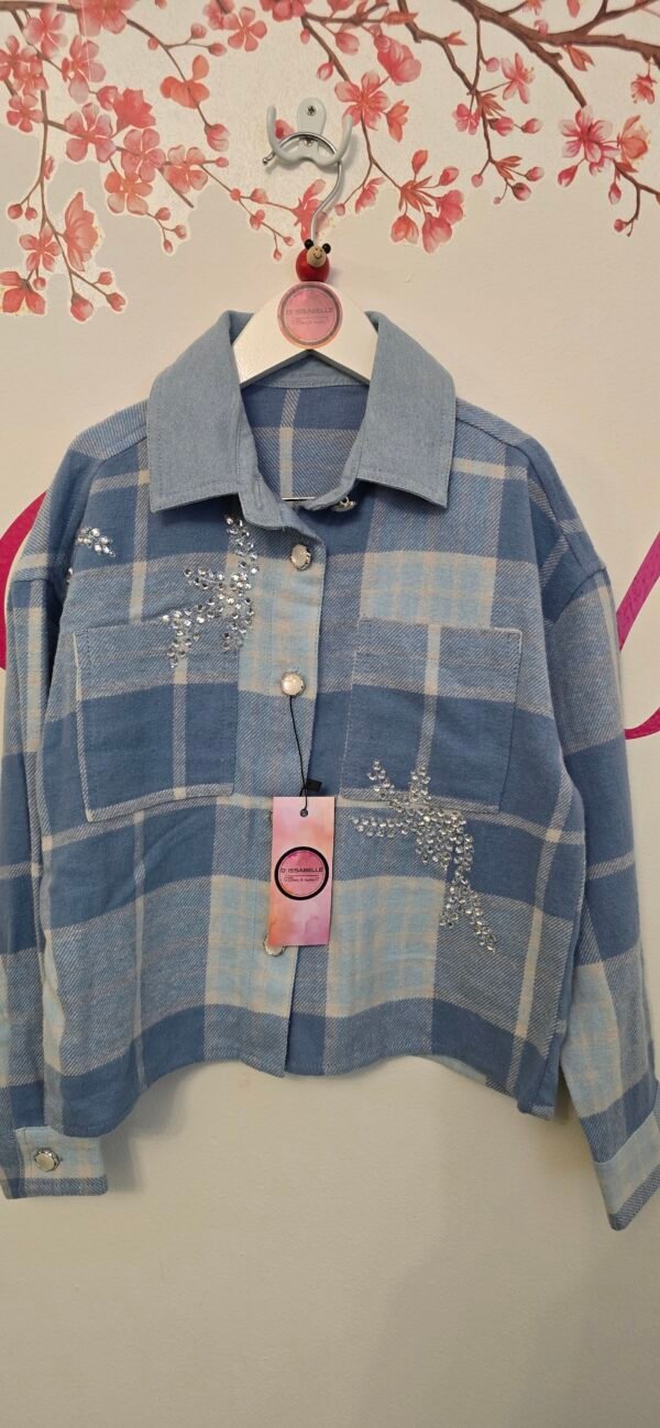 Girl top plaid shirt