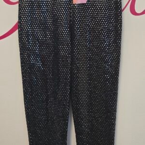 Girl sequins black leggings