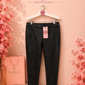 GIRL SEQUINS BLACK LEGGINGS