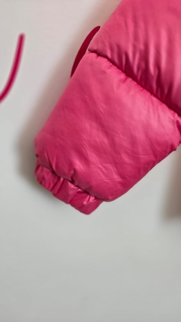 Girl fuchsia jacket with white fur - Image 6
