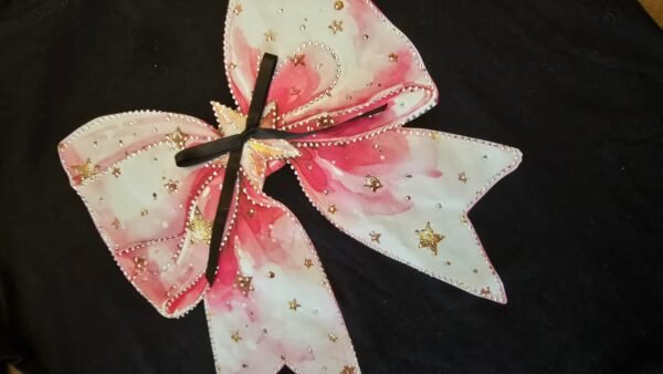 GIRL BLACK T-SHIRT WITH BOW - Image 3