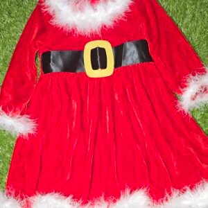 CHRISTMAS VELVET DRESS