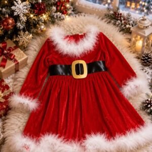 CHRISTMAS VELVET DRESS