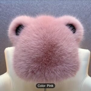 WINTER PLUSH BEAR EAR BEANIE FUR HAT