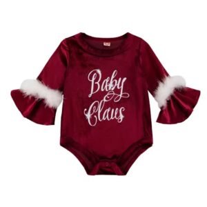 CHRISTMAS VELVET BODY BABY CLAUS