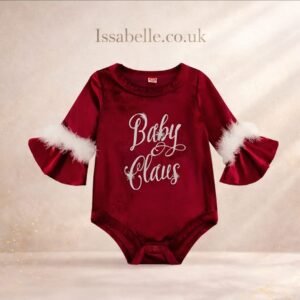 CHRISTMAS VELVET BODY BABY CLAUS