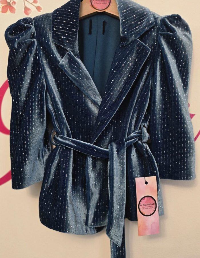 GIRL VELVET BLAZER