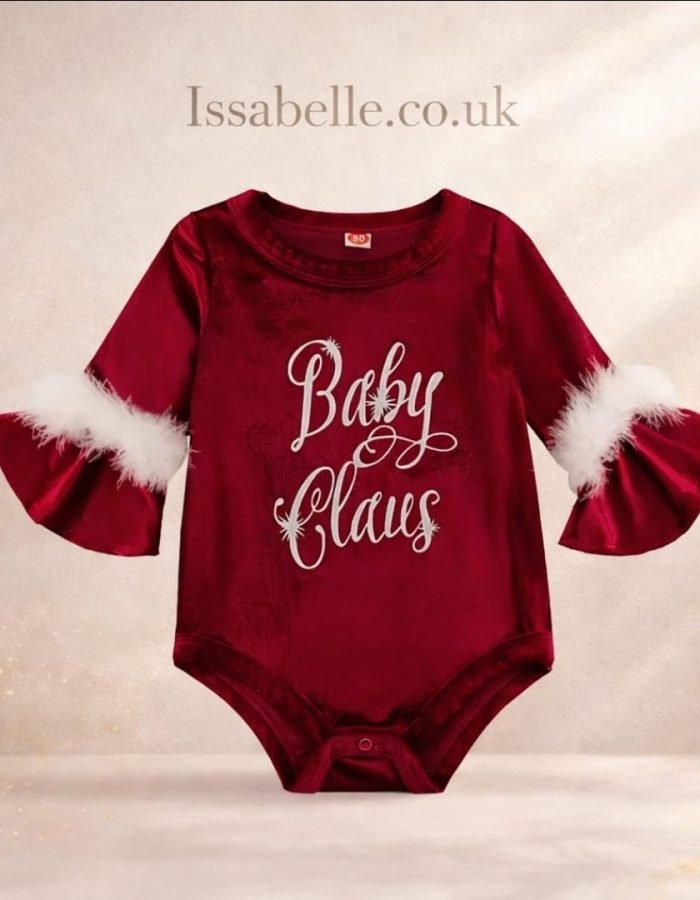 CHRISTMAS VELVET BODY BABY CLAUS