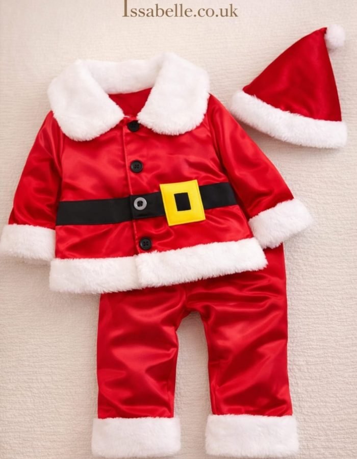 CHRISTMAS OUTFIT 3 PCS YELLOW BELT